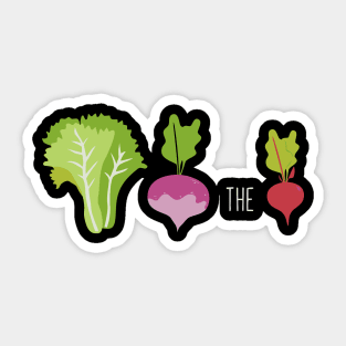 Vegetarian Let Us Turn Up The Beat Vegan Sticker